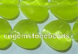 CCT990 15 inches 18*18mm faceted heart cats eye beads wholesale