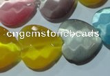 CCT992 15 inches 18*18mm faceted heart cats eye beads wholesale