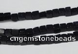 CCU07 15.5 inches 4*4mm cube blue goldstone beads wholesale