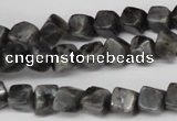 CCU100 15.5 inches 6*6mm cube black labradorite beads wholesale