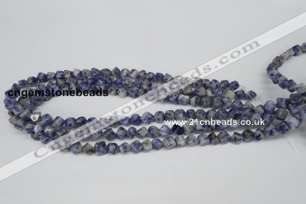 CCU109 15.5 inches 6*6mm cube sodalite gemstone beads wholesale