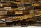 CCU1110 15 inches 2*4mm cuboid yellow tiger eye beads