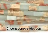 CCU1117 15 inches 2*4mm cuboid imitation sea sediment jasper beads
