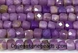 CCU1326 15 inches 2.5mm faceted cube phosphosiderite beads