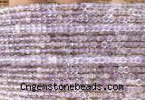CCU1601 15 inches 2.5mm faceted cube lavender amethyst beads