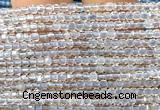 CCU1619 15 inches 2.5mm faceted cube topaz quartz beads