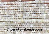 CCU1628 15 inches 2.5mm faceted cube white moonstone beads