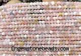 CCU1640 15 inches 2.5mm faceted cube morganite gemstone beads
