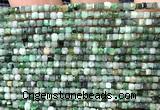 CCU1683 15 inches 2.5mm faceted cube emerald beads wholesale