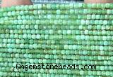 CCU1687 15 inches 2.5mm faceted cube Australia chrysoprase beads