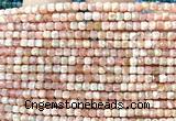 CCU1723 15 inches 2.5mm faceted cube rhodochrosite gemstone beads