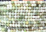 CCU1896 15 inches 4mm faceted cube jade gemstone beads