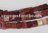 CCU35 15.5 inches 5*5mm cube mookaite beads wholesale