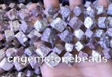 CCU403 15.5 inches 8*10mm - 14*16mm cube osmanthus stone beads