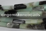 CCU518 15.5 inches 4*13mm cuboid amazonite gemstone beads wholesale