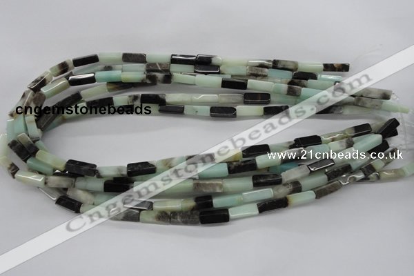 CCU518 15.5 inches 4*13mm cuboid amazonite gemstone beads wholesale