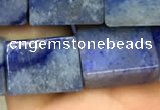 CCU650 15.5 inches 10*14mm - 11*15mm cuboid blue aventurine beads