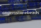 CCU721 15.5 inches 4*13mm cuboid lapis lazuli beads wholesale