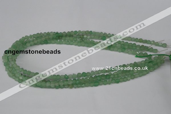 CCU91 15.5 inches 4*4mm cube green aventurine beads wholesale