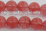 CCY106 15.5 inches 16mm round cherry quartz beads wholesale