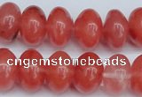 CCY151 15.5 inches 13*18mm rondelle cherry quartz beads wholesale