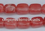 CCY152 15.5 inches 11*15mm cuboid cherry quartz beads wholesale