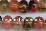 CCY203 15.5 inches 13*18mm rondelle volcano cherry quartz beads