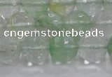 CCY615 15.5 inches 14mm faceted round green cherry quartz beads