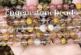 CCY641 15.5 inches 6mm round volcano cherry quartz beads