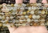 CCY646 15.5 inches 6mm round volcano cherry quartz beads