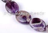 CDA02 15*20mm oval dogtooth amethyst quartz beads Wholesale