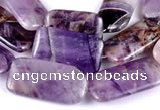 CDA04 Rectangle dogtooth amethyst quartz beads Wholesale