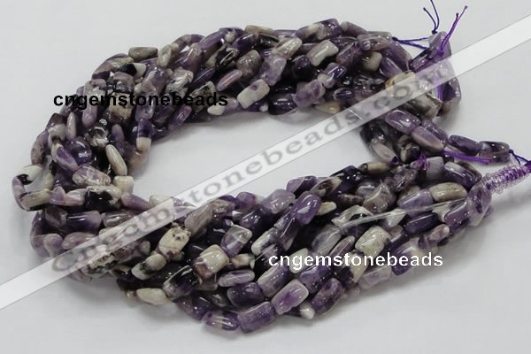 CDA05 15.5 inches 8*12mm rectangle dogtooth amethyst quartz beads