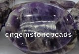 CDA12 15.5 inches 35*50mm oval dogtooth amethyst quartz beads