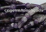 CDA17 15.5 inches 6*12mm column & round dogtooth amethyst beads