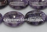 CDA302 15.5 inches 18*25mm oval dyed dogtooth amethyst beads