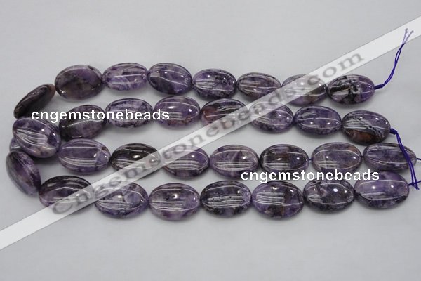 CDA302 15.5 inches 18*25mm oval dyed dogtooth amethyst beads