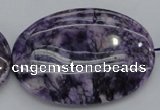 CDA305 15.5 inches 35*50mm oval dyed dogtooth amethyst beads