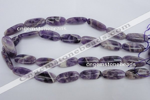 CDA35 15.5 inches 13*28mm oval dogtooth amethyst beads