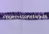 CDA355 15.5 inches 14mm round matte dogtooth amethyst beads