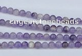 CDA50 15.5 inches 4mm round dogtooth amethyst beads wholesale