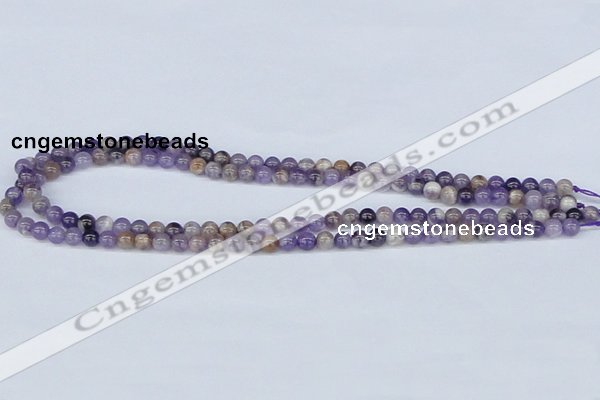 CDA51 15.5 inches 6mm round dogtooth amethyst beads wholesale