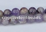 CDA52 15.5 inches 8mm round dogtooth amethyst beads wholesale