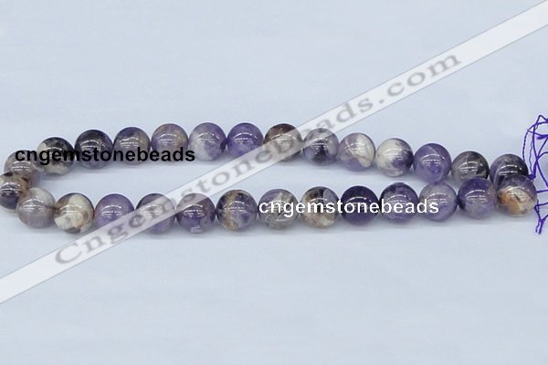 CDA55 15.5 inches 14mm round dogtooth amethyst beads wholesale