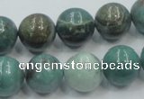 CDB02 15.5 inches 14mm round natural new dragon blood jasper beads