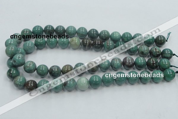 CDB02 15.5 inches 14mm round natural new dragon blood jasper beads