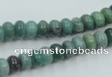 CDB05 15.5 inches 5*8mm rondelle natural new dragon blood jasper beads