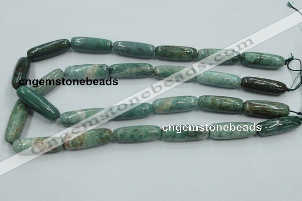 CDB09 15.5 inches 10*30mm cylinder natural new dragon blood jasper beads