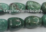 CDB11 15.5 inches 14*20mm nugget natural new dragon blood jasper beads