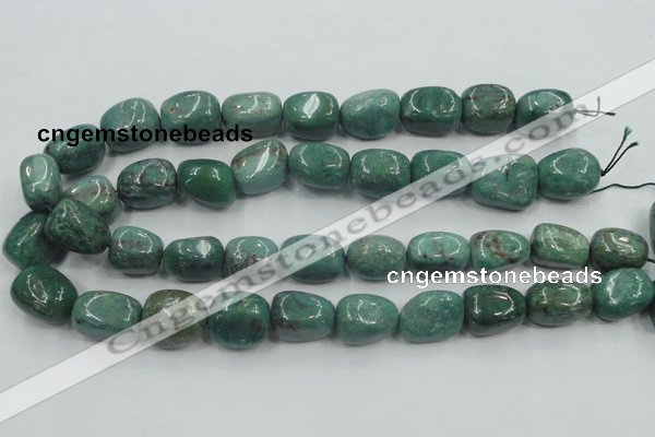 CDB11 15.5 inches 14*20mm nugget natural new dragon blood jasper beads